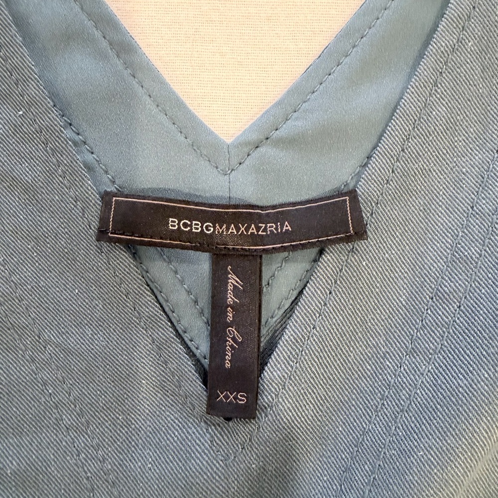 BCBGMaxAzria Light Blue High Low Dress - Picture 2 of 9